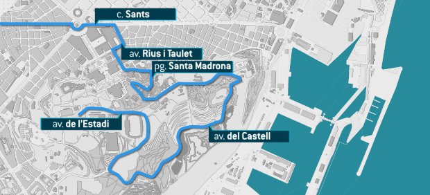 Afectacions al trànsit pel pas de La Vuelta Ciclista per Barcelona | trànsit
