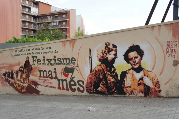 Nou mural contra el feixisme al Clot | antifeixisme