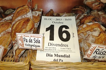 Forns i aficionats al pa artesà celebren el Dia Mundial del Pa