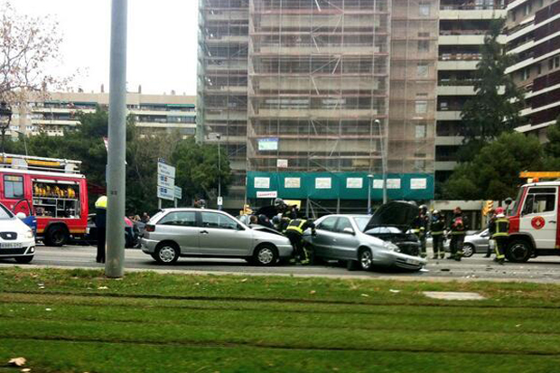 Accident múltiple a la Diagonal | Accidents, avinguda Diagonal, trànsit