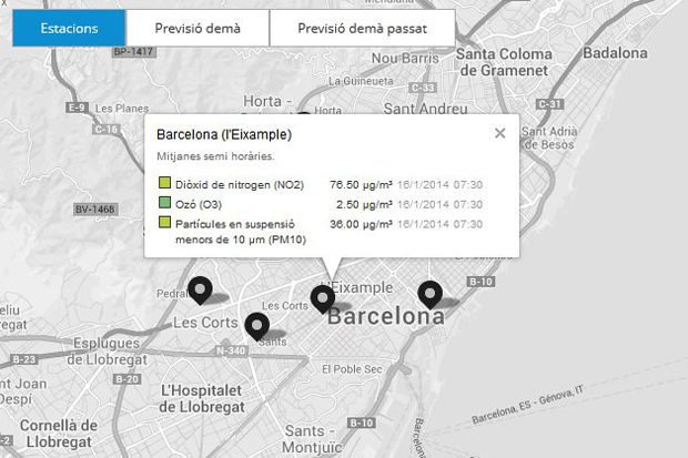Un nou web per difondre la qualitat de l’aire a la ciutat | contaminació atmosfèrica, Internet, webs