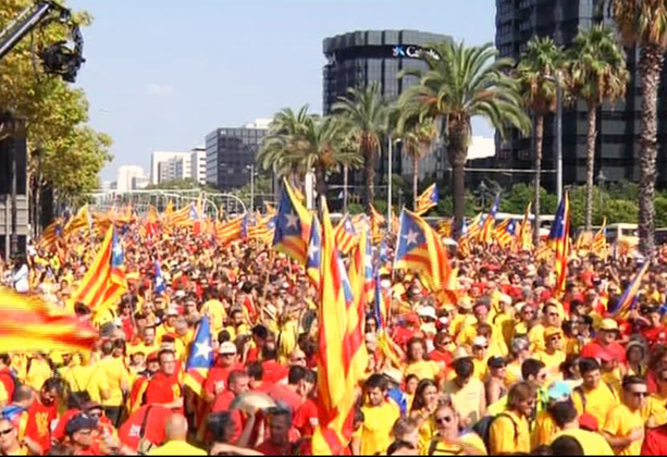 Seguiment en directe de la Via Catalana 2014 | Assemblea Nacional Catalana (ANC), independentisme, manifestacions a Barcelona