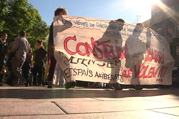Mobilització per evitar el possible desallotjament del Banc Expropiat | Banc Expropiat, desallotjaments, protestes