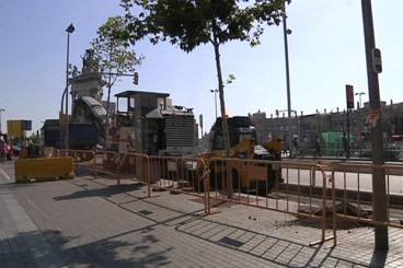 El primer dia laborable del mes d’agost comença amb obres