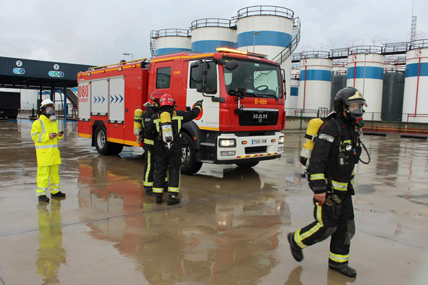Simulacre de fuita química al port de Barcelona |