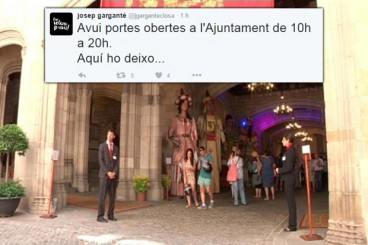 Així convida Garganté a entrar a l’Ajuntament en el dia de Corpus