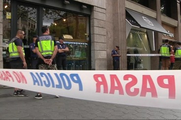 Cinc detinguts després d’intentar robar una joieria del passeig de Gràcia