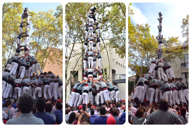 Els Castellers de Sants signen la millor diada d’una colla de la ciutat descarregant el pd8fm | castellers, Castellers de Sants