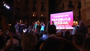 Sant Jaume s’ha convertit en el final de festa per la declaració d’independència