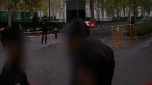 Agents de la Policia Nacional es mofen de Junqueras i els consellers empresonats