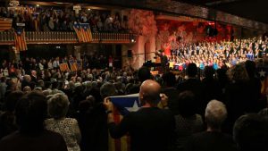 Cantaires de l’Orfeó Català rebutgen la presència del rei al Palau de la Música