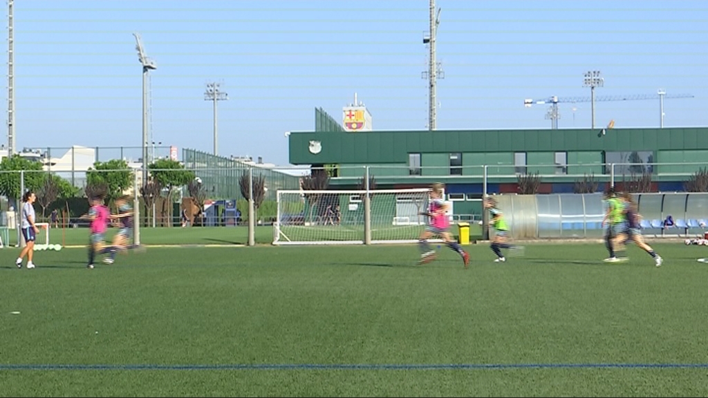 Entrenament FC Barcelona femeni