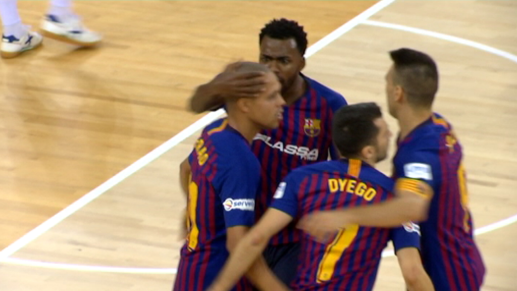 El Barça futbol sala guanya la Copa Catalunya