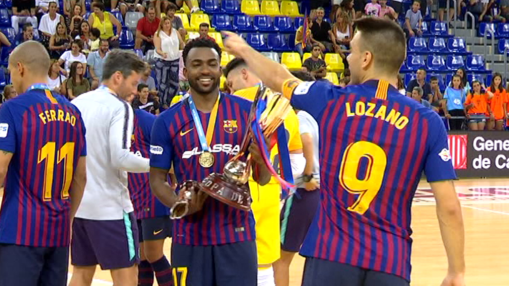 El Barça futbol sala guanya la Copa Catalunya