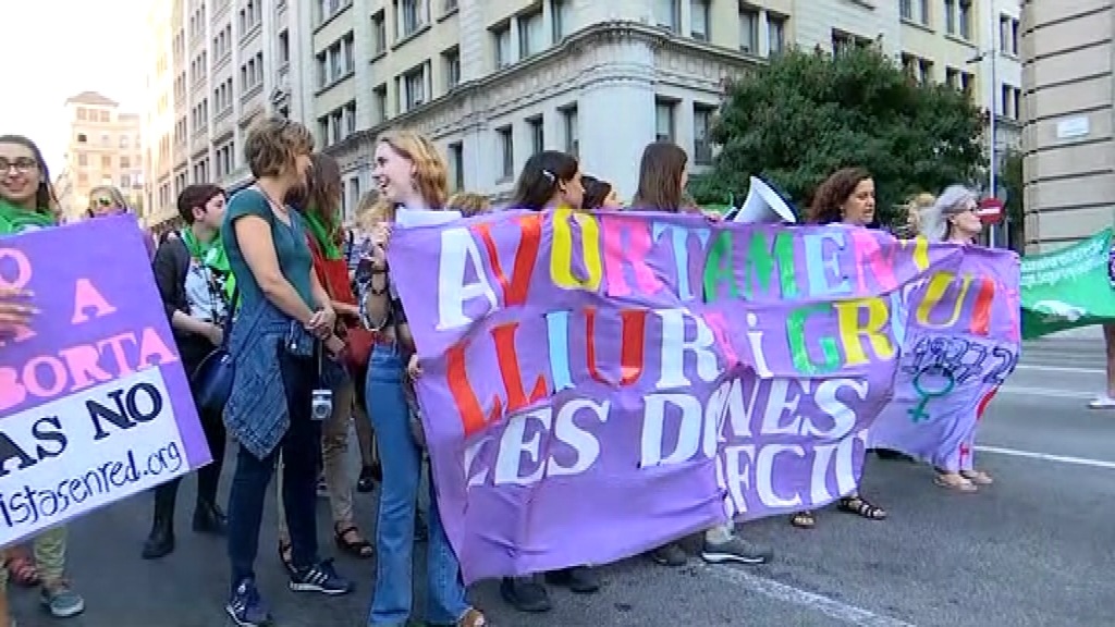 Manifestació a favor de l'avortament