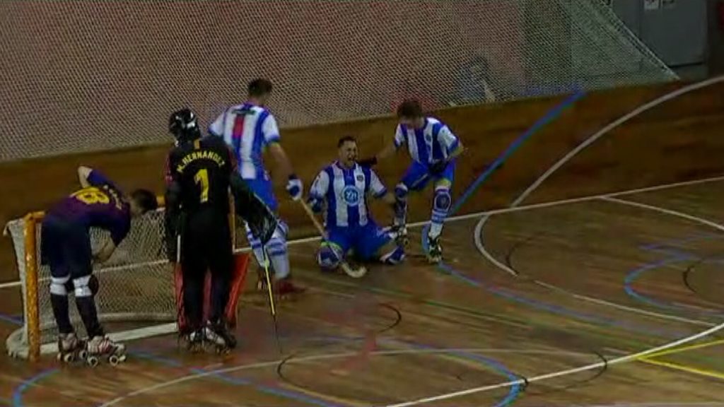 Bar&ccedil;a i espanyol derbi hoquei 46 anys