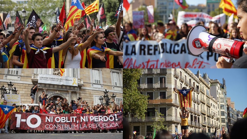 L'1 d'octubre, un any després: minut a minut | 1 octubre, Comitès de Defensa de la República (CDR), estudiants, manifestacions a Barcelona, referèndum