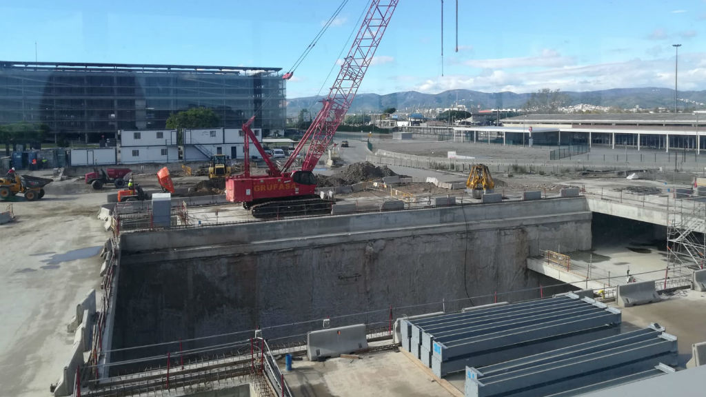 perforació túnel aeroport del Prat