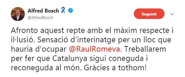 Alfred Bosch, nou conseller d'Acció Exterior de la Generalitat | Alfred Bosch, ERC