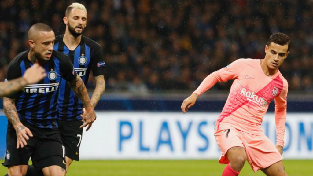 L'Inter i el FC Barcelona empaten a un en un gran partit de Champions