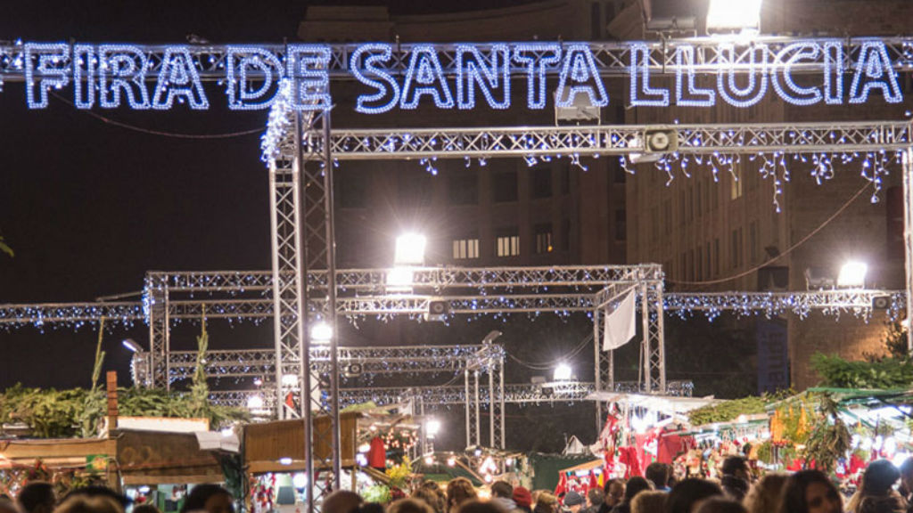fira santa llúcia Barcelona