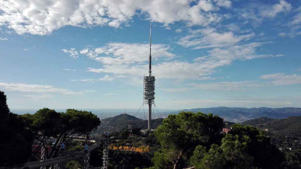 imatge de sol al Tibidabo