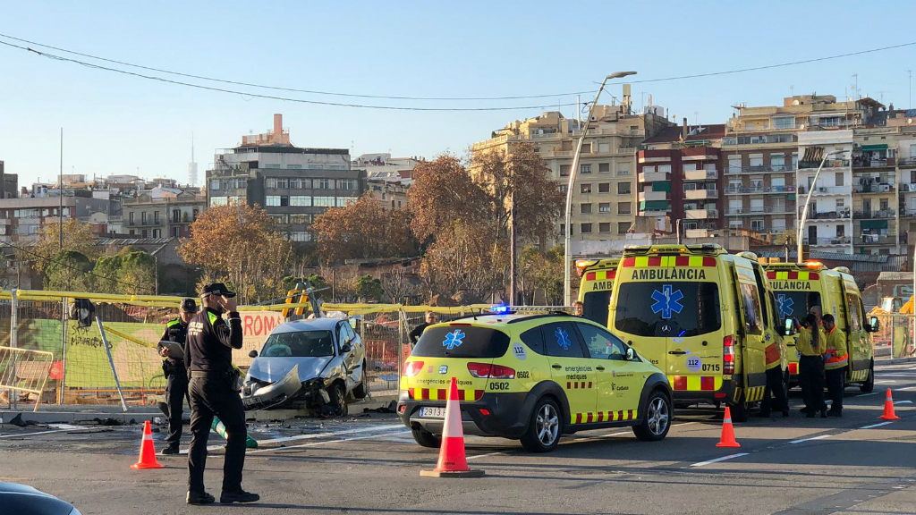 Accident Gran Via Barcelona