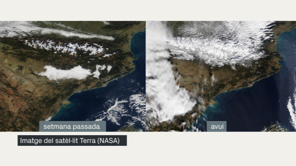 La nevada canvia l'aspecte dels Pirineus i el risc d'allaus s'incrementa | neu