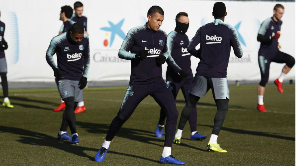 El Barça prepara el partit de Copa