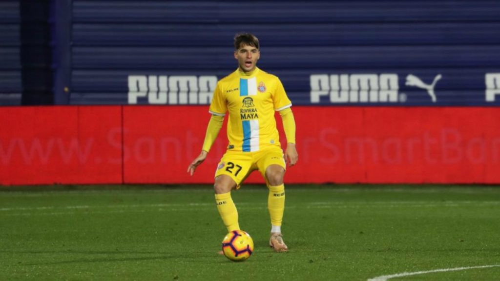 Lluis Espanyol durant l'Eibar - Espanyol