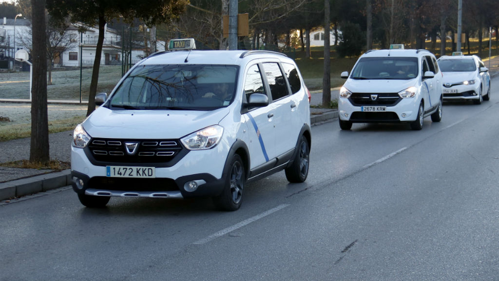 Marxa lenta taxistes Girona