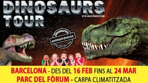 “Dinosaurs Tour”, al Parc del Fòrum