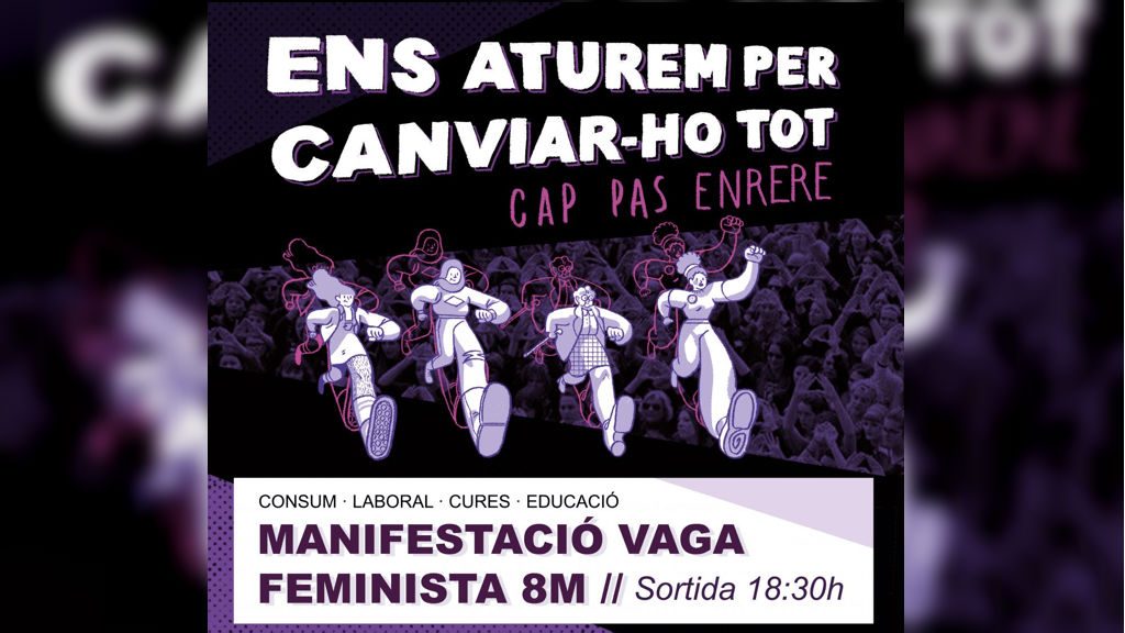 manifestació 8 març 2019 barcelona