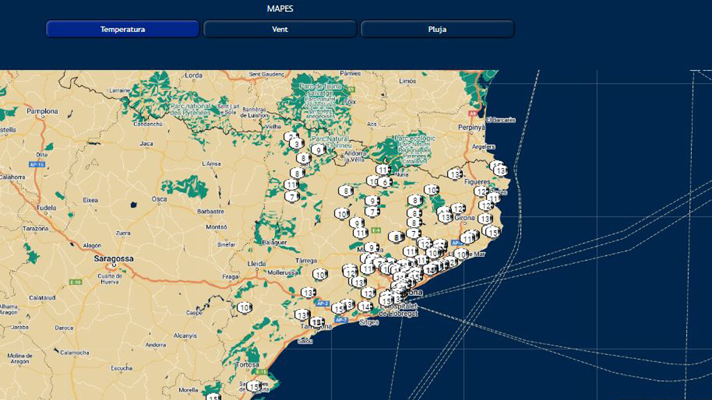 mapa CMI