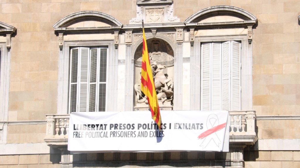 Llaç blanc balcó Generalitat