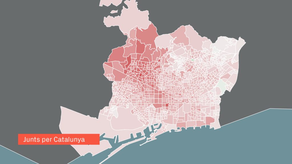 Així ha canviat el mapa de seccions censals entre les eleccions municipals del 2015 i del 2019 | Barcelona en Comú, Ciutadans, eleccions municipals 2019, ERC, Junts per Catalunya, PP, PSC