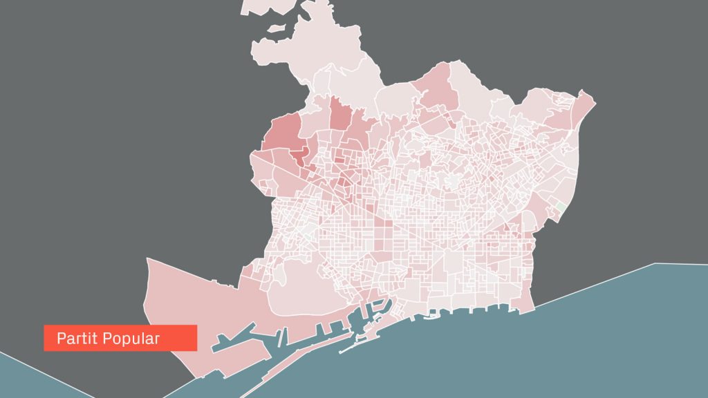 Així ha canviat el mapa de seccions censals entre les eleccions municipals del 2015 i del 2019 | Barcelona en Comú, Ciutadans, eleccions municipals 2019, ERC, Junts per Catalunya, PP, PSC