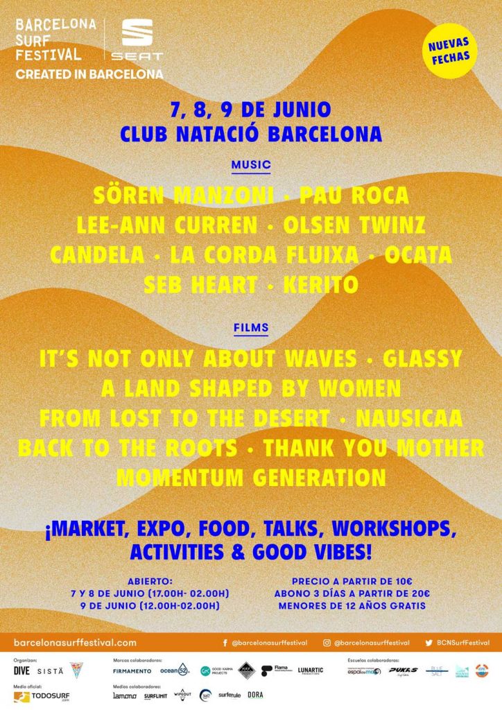 Barcelona Surf Festival 2019 | mercats, pel·lícules