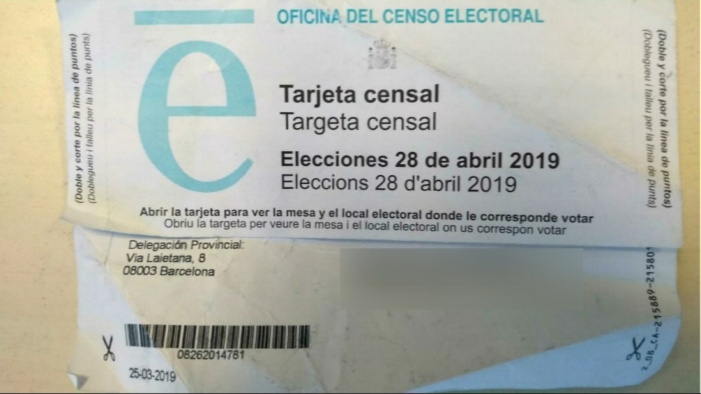 Targeta censal 