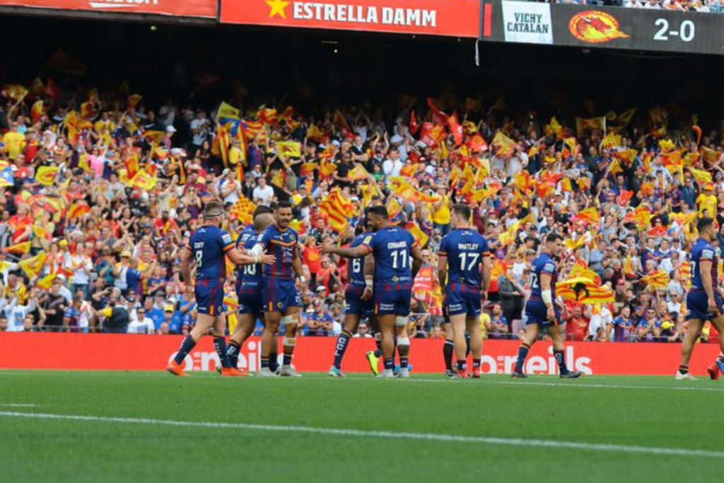 Dragons Catalans vs Wigan Warriors Camp Nou