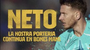 Neto es converteix en nou porter del Barça