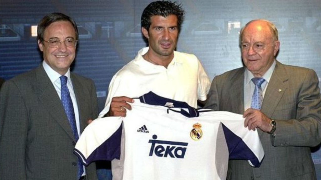 10 anys del fitxatge de Figo pel Madrid