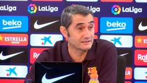 Valverde: “L’entrenador sempre està en el punt de mira”