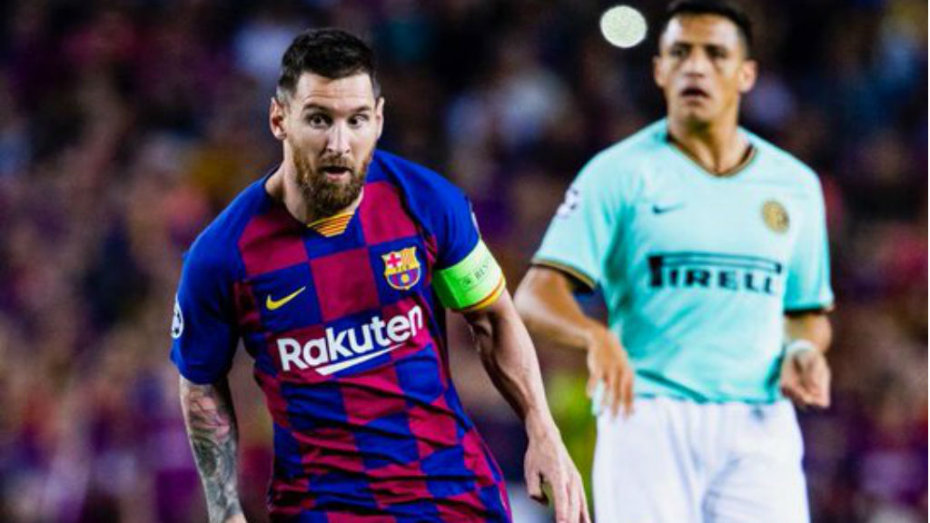 Messi va jugar contra l'Inter