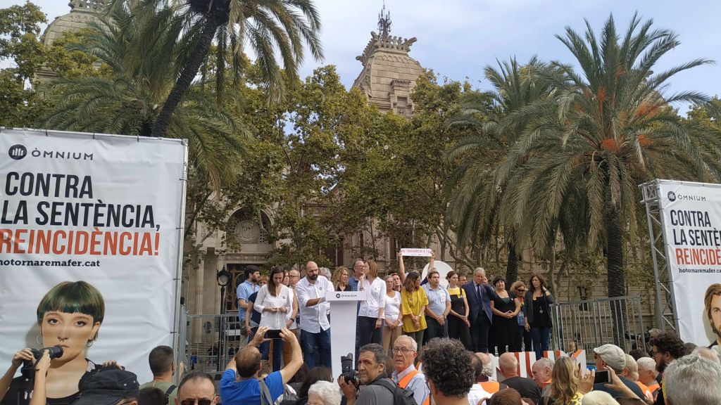 protesta TSJC sentència procés