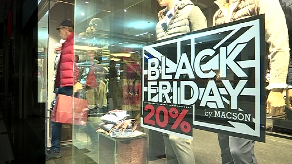 Cartell anunciant el Black Friday, el 2019