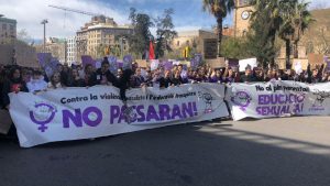 Manifestació d’estudiants contra el PIN parental i la violència masclista