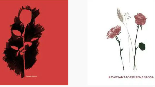 Roses virtuals solidàries per Sant Jordi | covid, roses, Sant Jordi