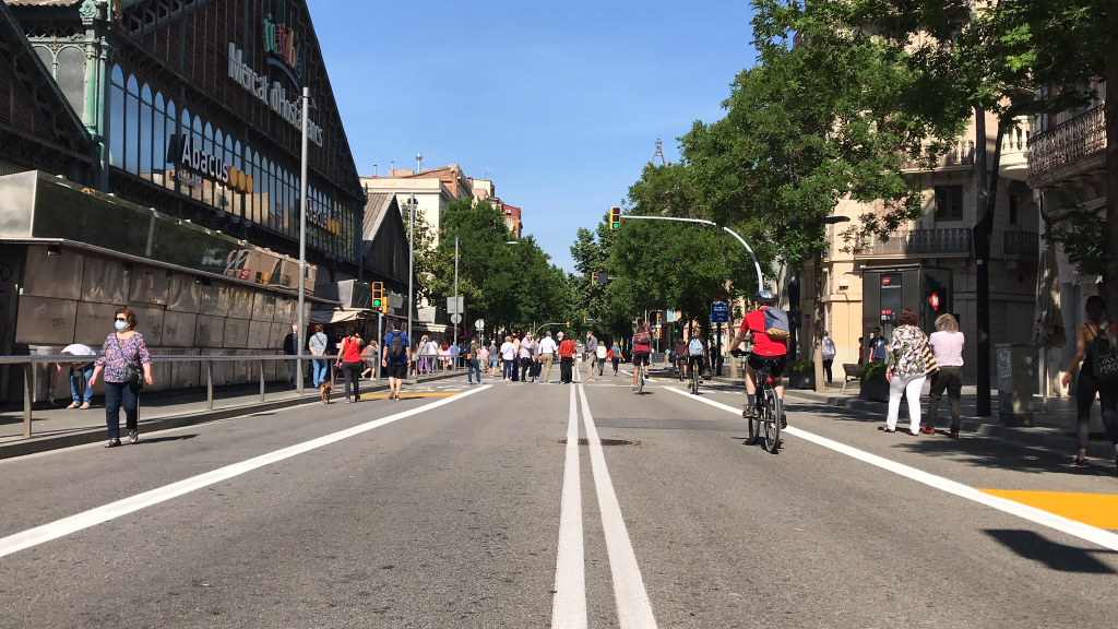 carrer de sants tallat transit