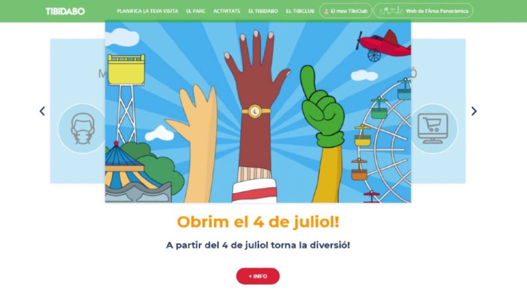 El Parc d'Atraccions del Tibidabo reobrirà el 4 de juliol | covid, Parc d'Atraccions del Tibidabo